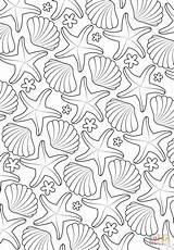 Coloring Pattern Sea Pages Puzzle Printable sketch template