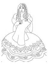 Coloring Pages Princess Thumbs sketch template
