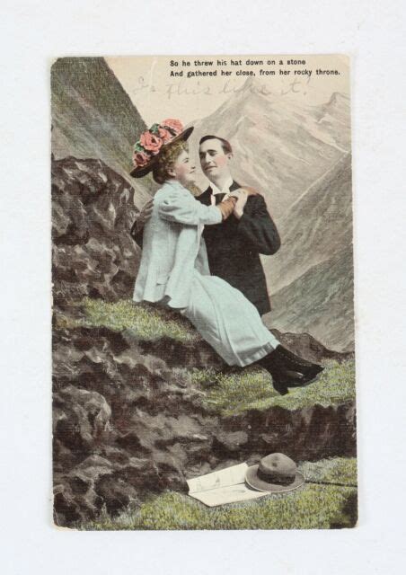 german colorful romance love couple fashion vintage postcard 1908 ebay