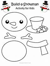 Snowman Simplemomproject Preschoolers Kindergarteners Ornament Preescolares sketch template