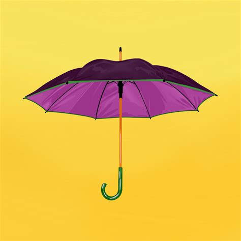 art bright open umbrella mixkit