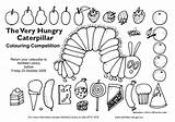 Coloring Caterpillar Hungry Pages Very Awesome Lovely Entitlementtrap sketch template