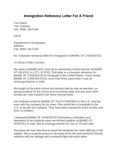 good moral letter  immigration  letter template collection