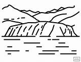 Glaciar Geyser Coloring Drawing Pages National Yellowstone Getdrawings Drawings Categories sketch template