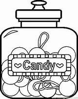 Jar Candyland sketch template