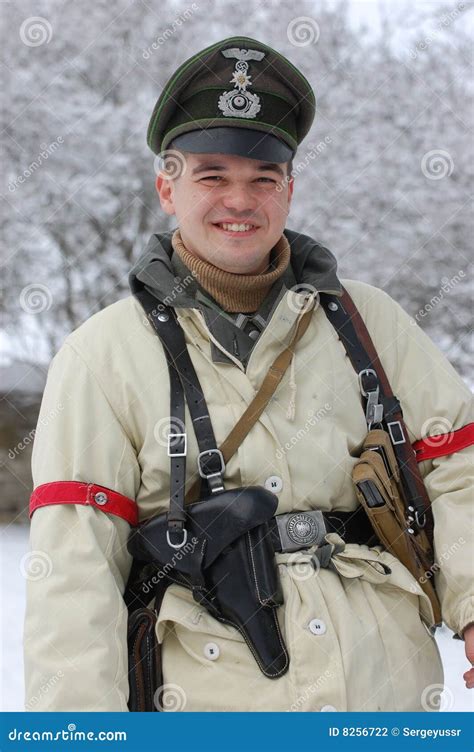german officer  ww stock photography image