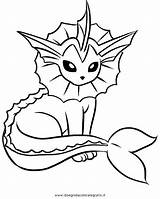 Vaporeon Coloring Pokemon Pages Choose Board sketch template