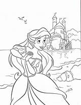 Coloring Arielle Mermaid Malvorlagen Colorare Walt Characters Sirene 2199 2852 Princesas Ausdrucken 2789 Eric Disneys sketch template