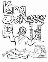 Solomon Coloring Temple Builds Getdrawings Getcolorings sketch template