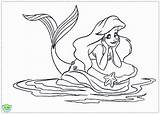 Merman Coloring Pages Comments sketch template