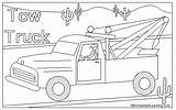 Truck Coloring Pages Color Ford Tow Enchantedlearning Paint Towtruck Print Bin Printable Online Vehicles Getcolorings sketch template