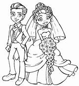 Bride Groom Coloring Pages Wedding Printable Colouring Cartoon Stamps Drawing Digi Draw Color Getdrawings Kids Cute Getcolorings Print Precious Moments sketch template