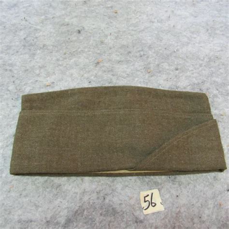 Usmc Korean War Era Garrison Cap Nos 1952 Dated Original Size 7 Ht56
