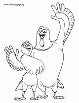 Birds Coloring Pages Reggie Jake Movie Colouring Characters Library Clipart sketch template