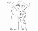 Yoda Coloring Pages Printable Simple Drawing Clipart Clip Popular Old Getdrawings Library Books Coloringhome Master sketch template