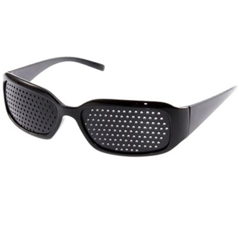 New Arrival Black Unisex Vision Care Pin Hole Eye Exercise Eyeglasses