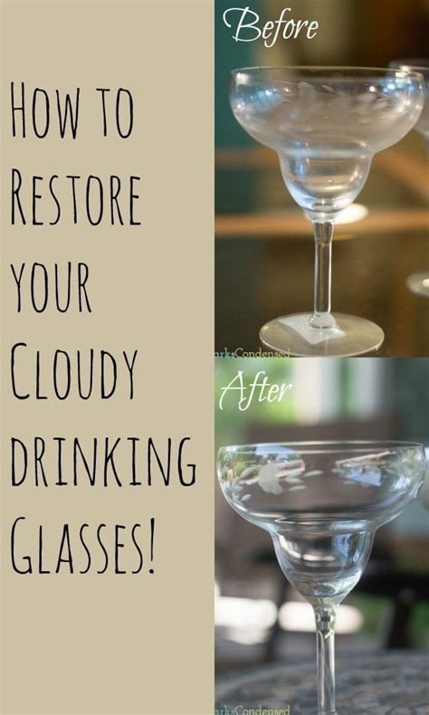 clean cloudy glasses cleaning hacks deep cleaning tips