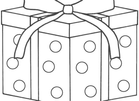 christmas gift box coloring page  getcoloringscom  printable