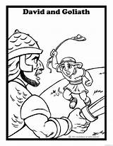 Coloring4free Bible Story Pages Coloring Printable Goliath David sketch template