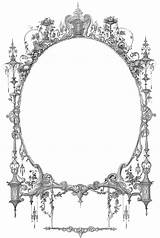 Borders Victorian Clipart Clip Frame Vintage Clipground sketch template