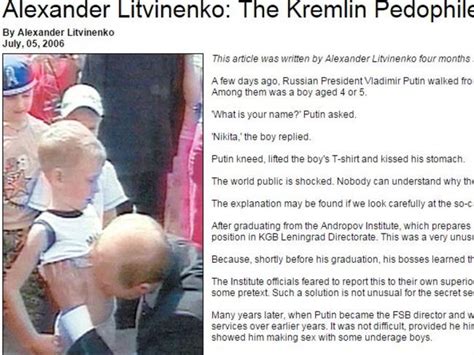 Seo Head For Putin Putin A Paedophile Alexander