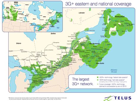 network coverage maps bell  telus  fido  rogers iphone