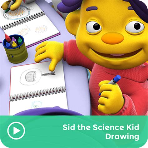 sid  science kid drawing curious world