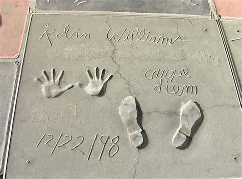 robin williams prints robin williams hand  footprints flickr