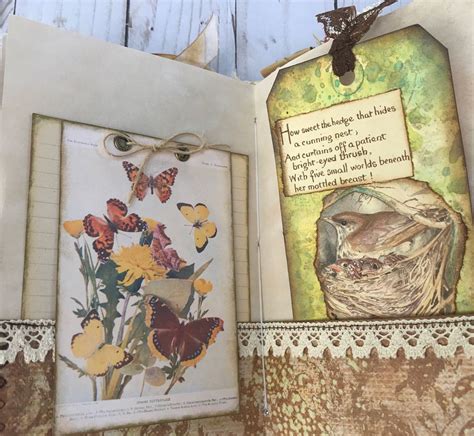 pin by sge on altered book junk journal ideas nature