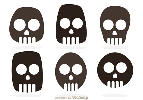 skull symbol vectors   vector art stock graphics images