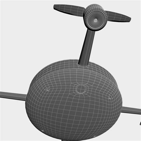 black drone concept turbosquid