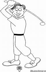 Golfista sketch template