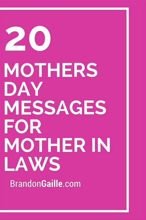 21 mothers day messages for mother in laws mother day message