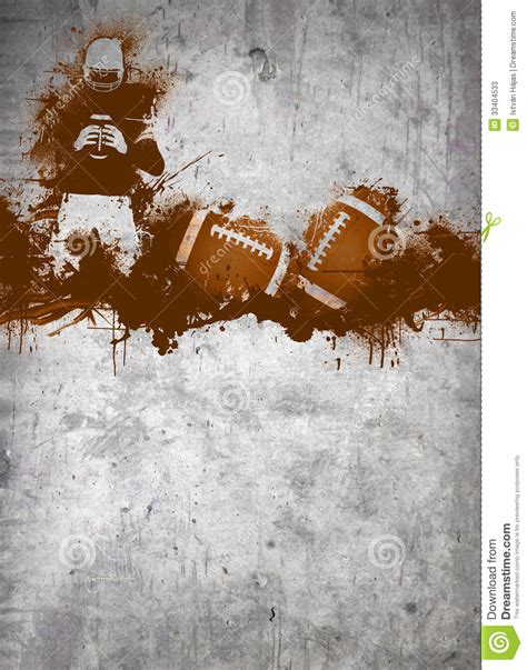 american football background stock illustration image 33404533