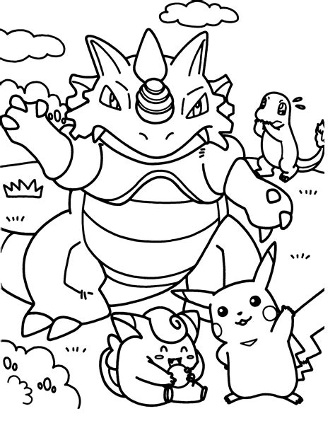 pokemon colouring pages  printable