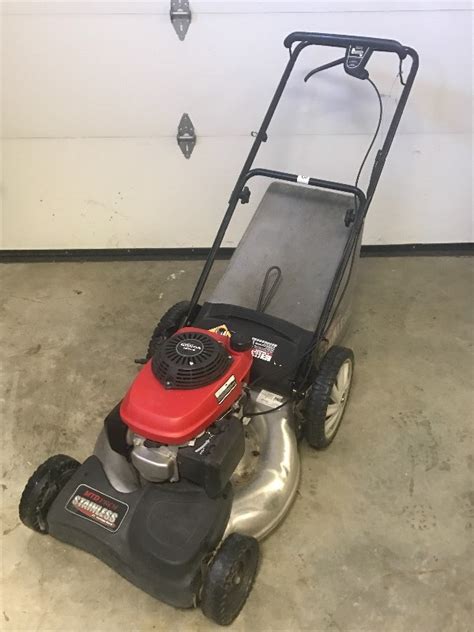 mtd pro  lawn mower stainless  high  estate auction