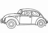 Herbie Beetle Tocolor sketch template