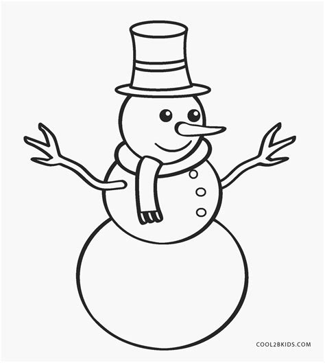 frosty  snowman printable coloring pages