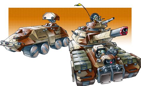 heavy gear blitz badger armoured fighting vehicle  naval aller main battle tank northern
