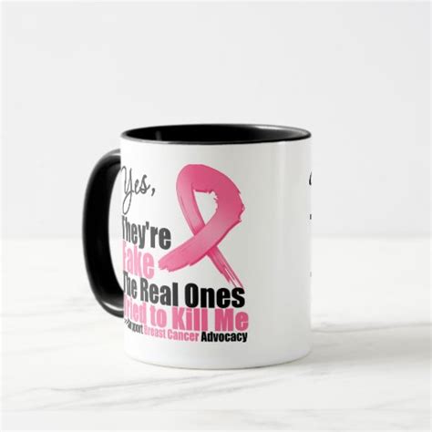 yes they re fake my real ones tried to kill me mug zazzle