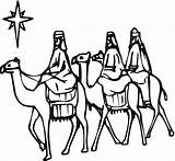 Coloring Clipart Magi Wise Men Three Clip Pages Scene Cliparts Man Kings Silhouette Christmas Nativity Gifts Foolish Wisemen Jesus Drawing sketch template