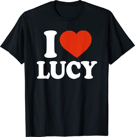i heart lucy love lucy red heart valentine t shirt clothing
