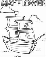 Coloring Plymouth Rock Pages Getcolorings Pilgrims Mayflower Printable sketch template