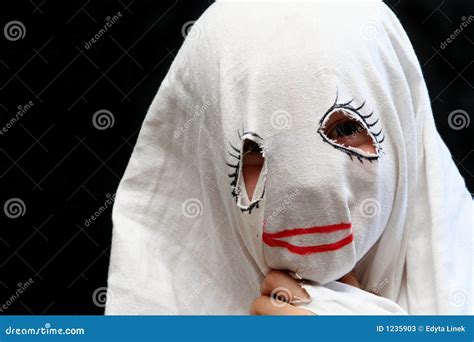 funny ghost stock image image  october frightening