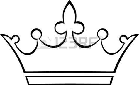 crown outline stock vector clipart panda  clipart images