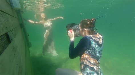 diving into flathead lake and underwater photography