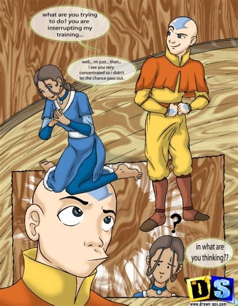 aang and katara learning the sperm control