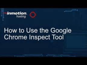 google chrome inspect tool youtube