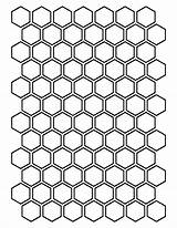 Hexagon Pattern Stencil Inch Patterns Printable Template Geometric Honeycomb Stencils Outline Tattoo Patternuniverse Templates Print Designs Use Crafts Clipart Hexagonal sketch template