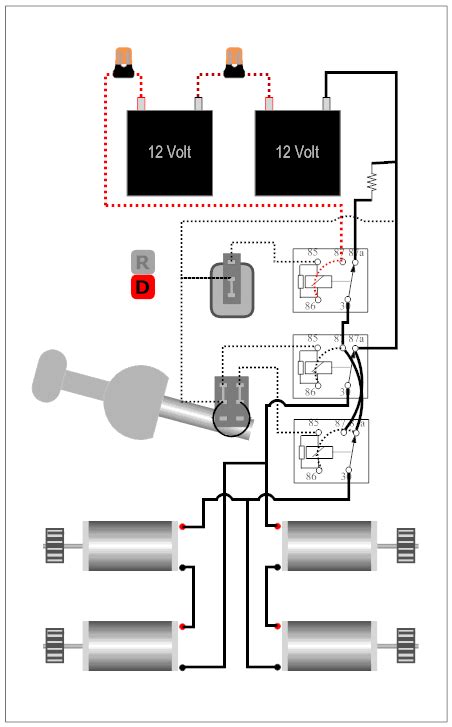 circuit  ride  car wiring diagram wheels power wiring diagram switch  wheel  volt